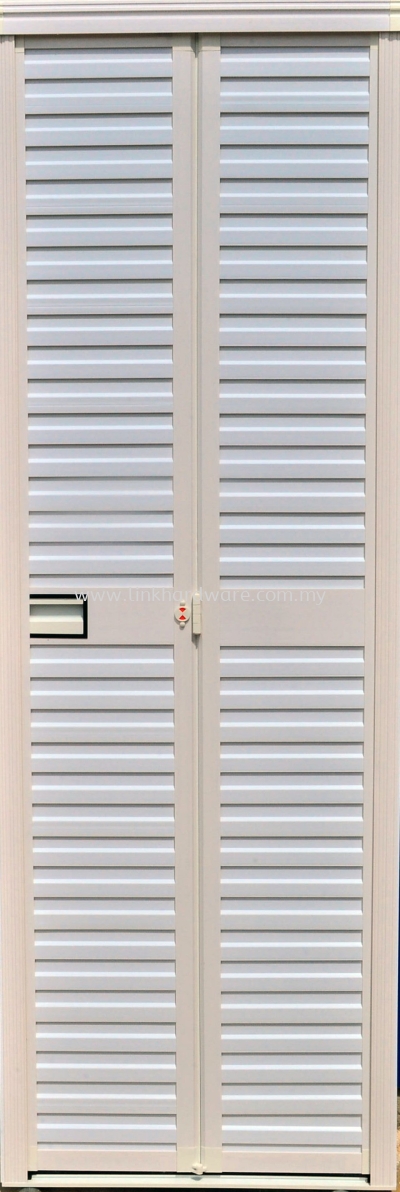 Aluminium Bi-Fold with Aluminium Louvers