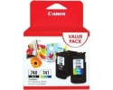 Canon PG-740/741 Combo Pack Original Ink Cartridge (PG-740 Black + CL-741 Color) - for MG2170/2270/3170/3570/4170/4270, MX377/397/437/457/477/517/527/537 CANON INK CARTRIDGES