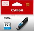 Canon CLI-751 CLI 751 CLI751 Cyan Ink for iP7270/ iP8770 / MG5670/ MG5570 / MG5470 / MG6670 / MG6470 / MG6370 / MG7570 / MG7170 / MX727 / MX927 / iX6770 / iX6870 CANON INK CARTRIDGES