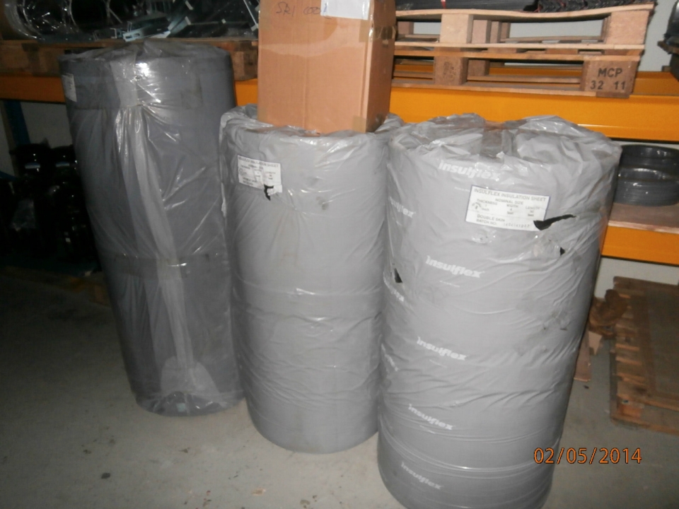 INSULFLEX INSULATION ROLL CLASS 1 BLACK (CLOSE CELL)