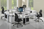 WHITE Solution - 003 Workspace Desking System 