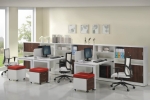 WHITE Solution - 001 Workspace Desking System 