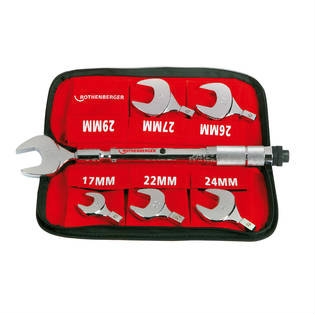 Rothenberger 175001 Torque Spanner Set, 7 piece