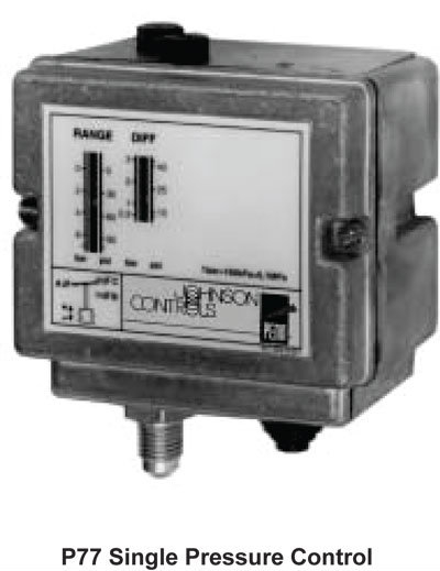 Johnson Controls P77 Series Pressure Control