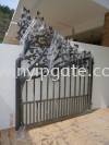 Wrought Iron Swam Main Gate Wrought Iron Swam Main Gate