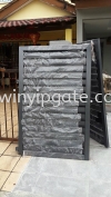 Mild Steel Metal Folding Gate and Fully Aluminum Wood Plate with Po Mild Steel Metal Folding Gate and Fully Aluminum Wood Plate with Po