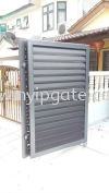 Mild Steel Metal Folding Gate and Fully Aluminum Wood Plate with Po Mild Steel Metal Folding Gate and Fully Aluminum Wood Plate with Po