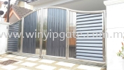 Stainless Steel Folding Gate and Fully Aluminum Plate Stainless Steel Folding Gate and Fully Aluminum Plate