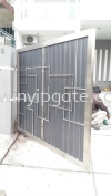 Stainless Steel Swam Main Gate and Aluminum Wood Plate Size 14'-0 Stainless Steel Swam Main Gate and Aluminum Wood Plate Size