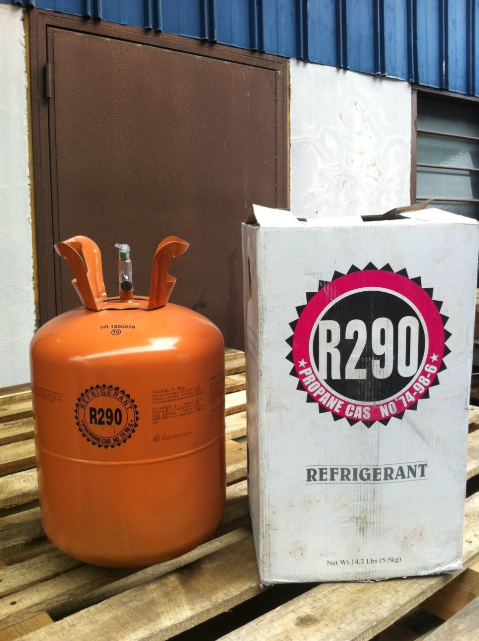 R290 Refrigerant Gas (5.5kg) Disposable Cyld