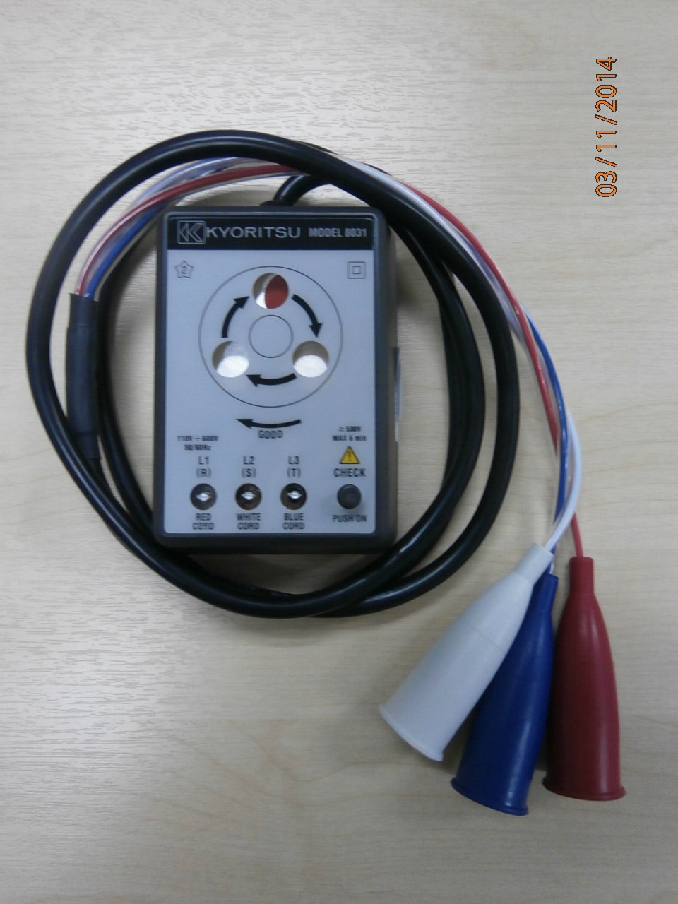 KYORITSU 8031 PHASE INDICATOR