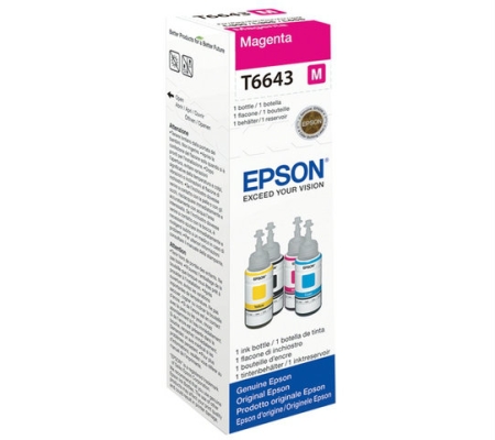 Epson T6643 Magenta 70 ml Ink Bottle