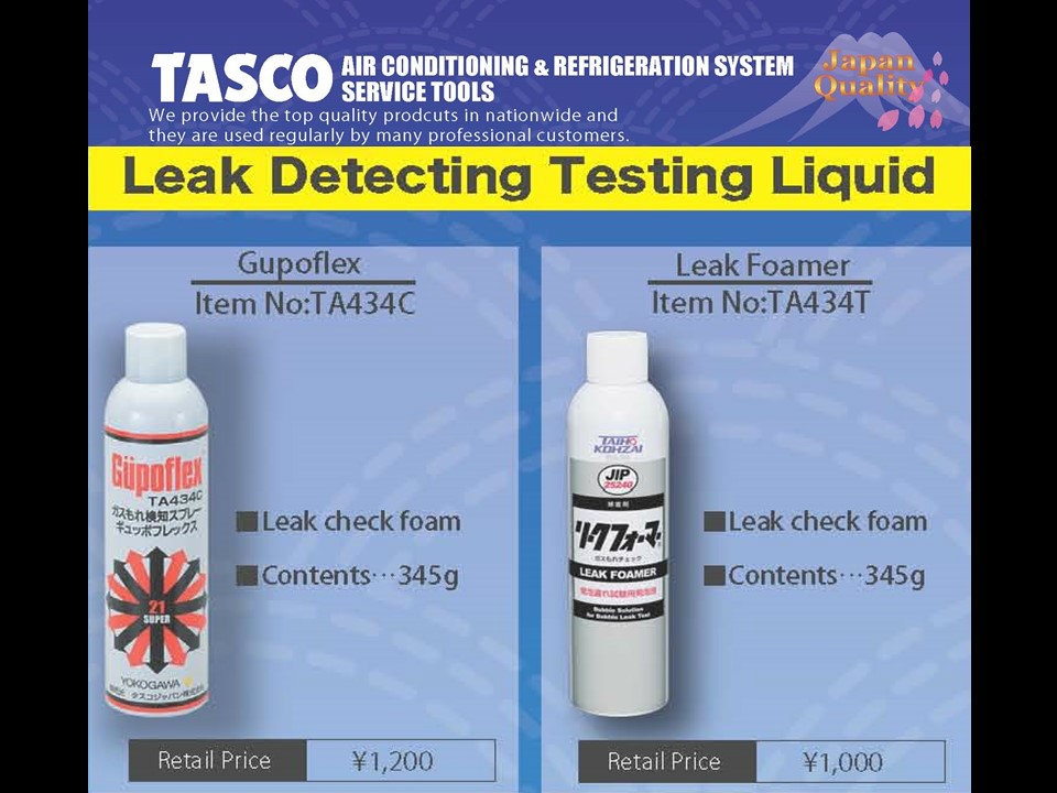 TASCO Leak Detecting Testing Liquid TASCO  Copper Piping Leak Test