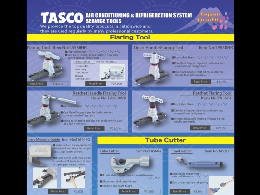 TASCO Flaring Tool and Tube Cutter