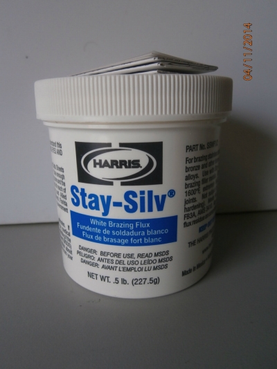 HARRIS STAY-SILV WHITE FLUX PASTE (1/2 LB/227.5G)