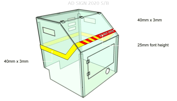 3D Printer Acrylic Box Cover