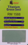 TITANIUM GREEN 5 MIL RONO SECURITY FILM