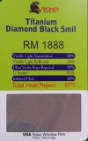 TITANIUM DIAMOND BLACK 5 MIL RONO SECURITY FILM