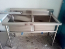 Stainless steel sink - double  Stainless Steel Item