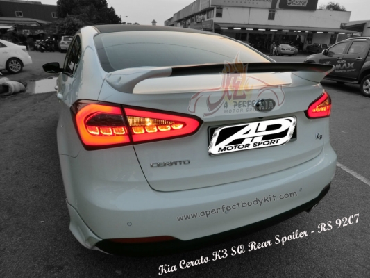 Kia Cerato K3 SQ Style Rear Spoiler 