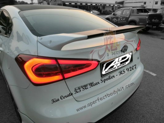 Kia Cerato K3 SQ Style Rear Spoiler 