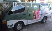 Van Sticker LG Sticker + LG Laminate + Print & Cut Van Vehicle advertising 