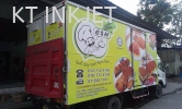 Lorry Sticker CSH Bakery - White Sticker + Laminate + Print & Cut Lorry Vehicle advertising 