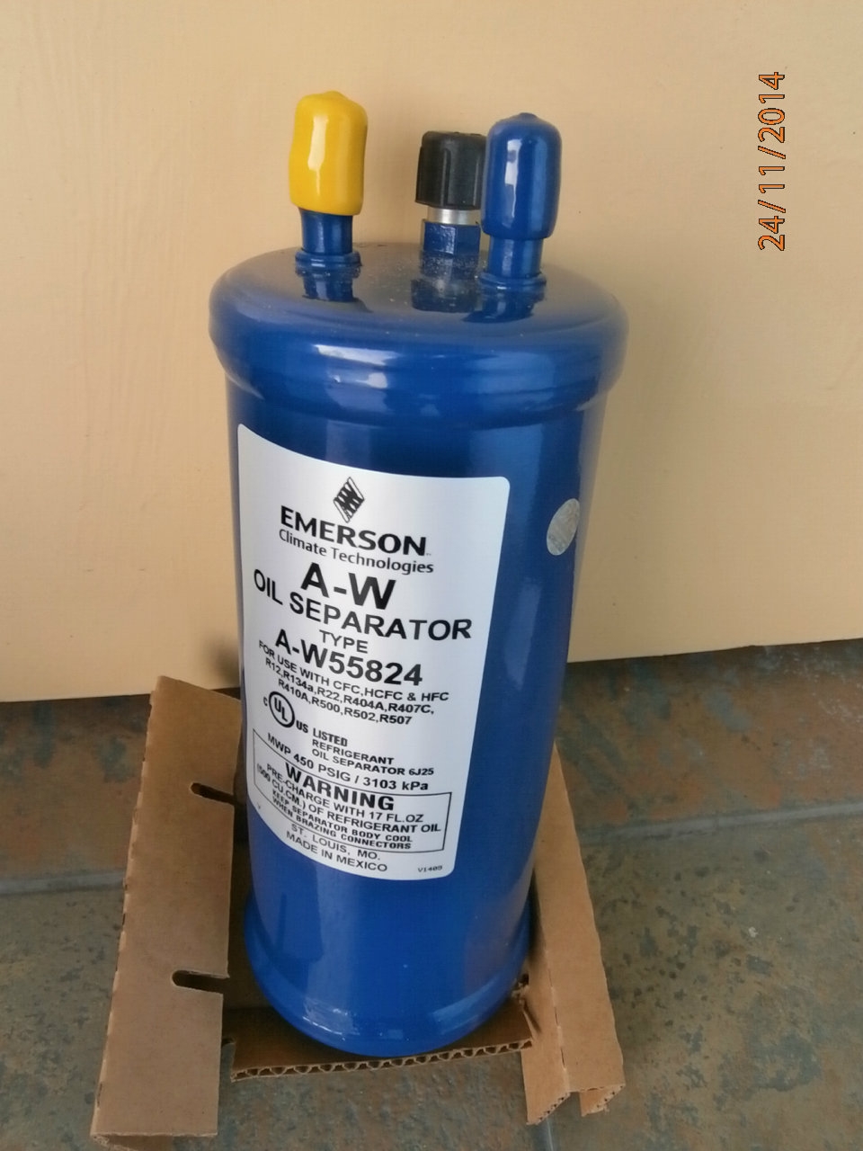 EMERSON FLOW CONTROLS OIL SEPARATOR