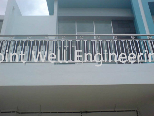  Steel With Aluminium Stainless Steel Balcony Railing