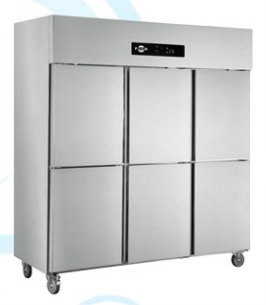 St. Steel 6 Door Upright Chiller or Freezer 