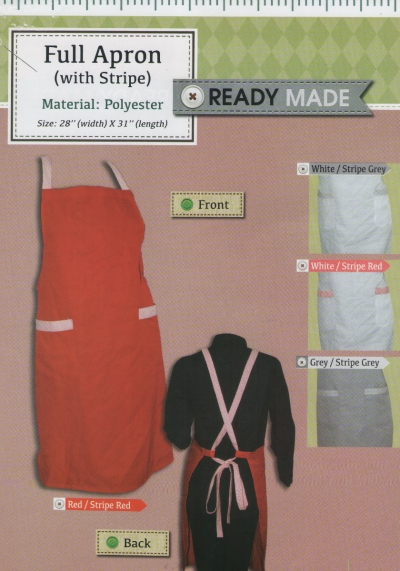 Full Apron (with Stripe)