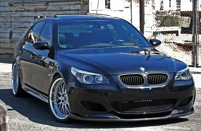 BMW E60 M5 H Style Carbon Fiber Front Lips