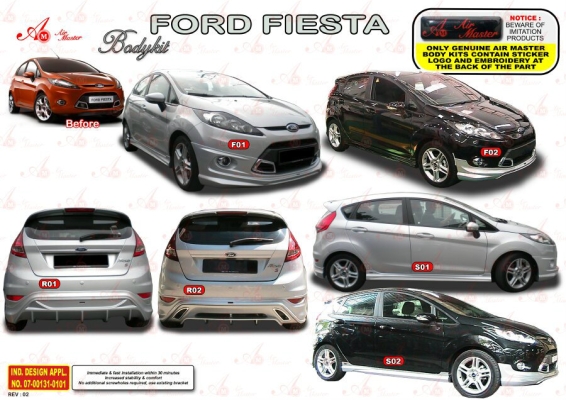 Ford Fiesta Hatchback AM Style Bodykit