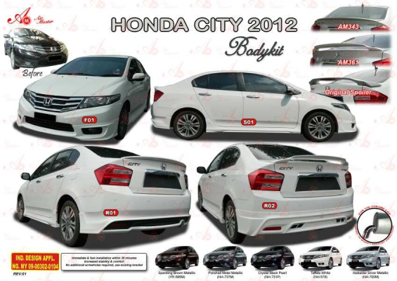 Honda City 2012 AM Style Bodykit