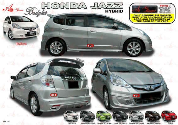 Honda Jazz 2012 Hybrid AM Style Bodykit