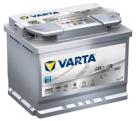 VARTA Battery Silver Dynamic AGM D52 (ETN560901068)