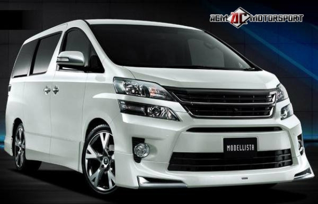 Toyota Vellfire 2013 Facelift Modellista Front Skirt