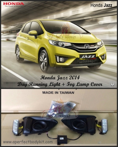 Honda Jazz 2014 Day Running Light + Fog Lamp Cover 