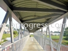 Steel Structure Works Steel Linkway / Overhead Bridges General Metal Fabrication