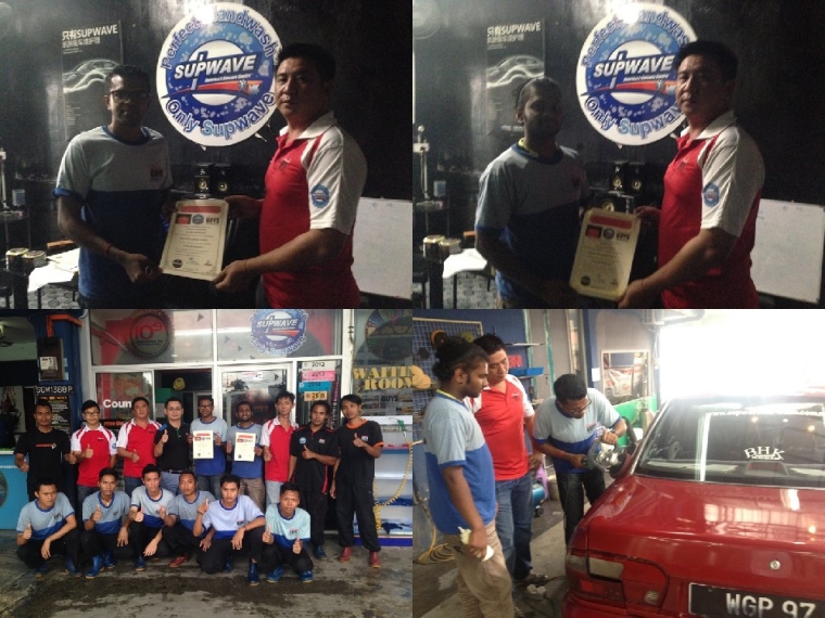 Singapore Trainees attended Supwave Car Detailing Training 22 Dec to 24 Dec 2014