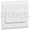 LEGRAND Belanko 617002 2G1W Switch Legrand(Belanko) Switch/Socket