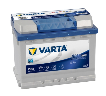 VARTA Battery Blue Dynamic EFB D53 (ETN560500056)