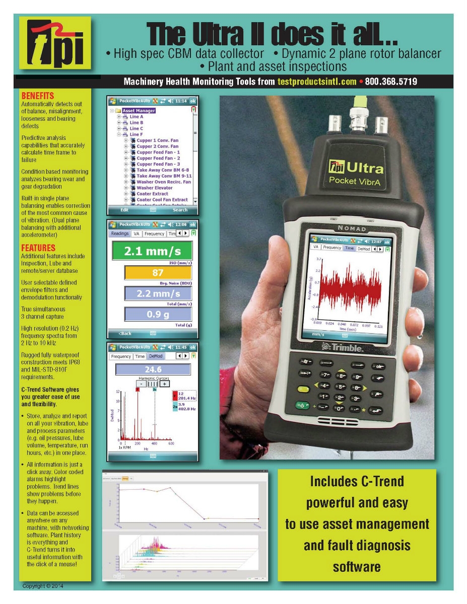 TPI-9041 Ultra II Vibration Meter