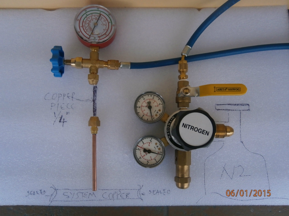 Copper Pressure Test Accessories Package