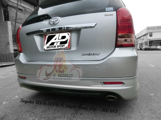 Toyota Wish 2006 K Style Rear Lip 