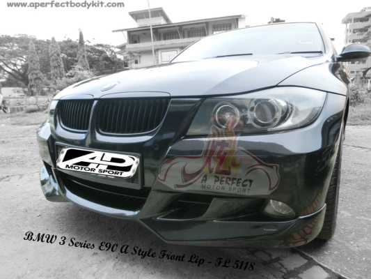 BMW 3 Series E90 A Style Front Lip 