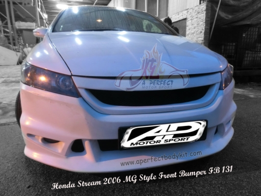 Honda Stream 2006 MG Style Front Bumper 