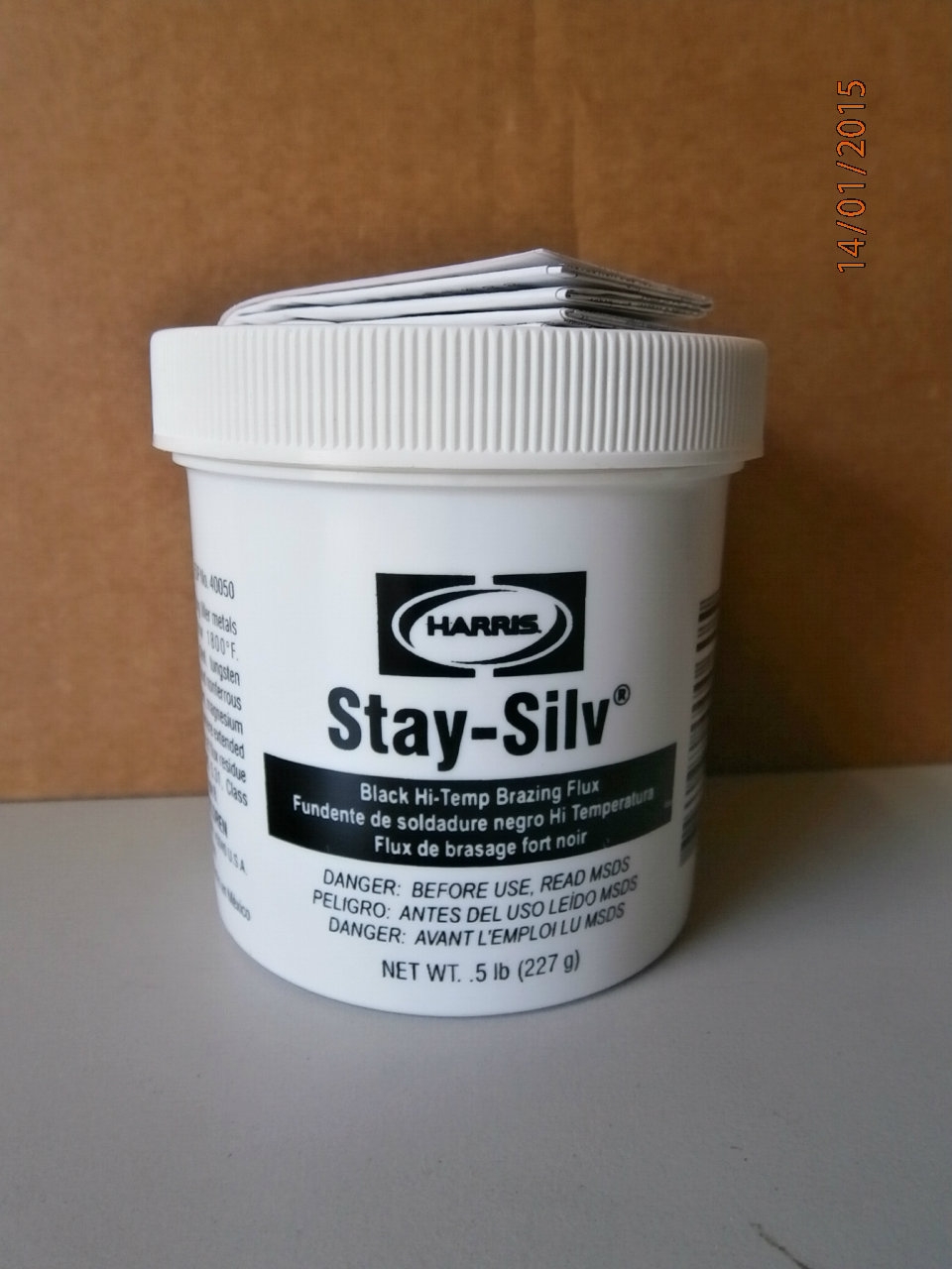 STAY-SILV BLACK HI-TEMP BRAZING FLUX PASTE (227.0G) (SSBF1/2)