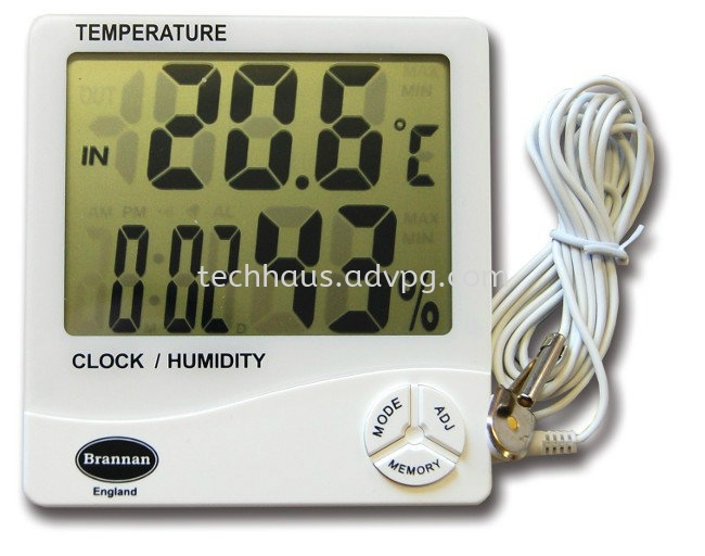 Jumbo Digital Max / Min Thermometer Brannan Air Conditioning &  Refrigeration Selangor, Malaysia, Kuala Lumpur (KL), Penang, Johor Bahru  (JB) Suppliers, Supplier, Supply, Supplies | TechHaus Sdn Bhd