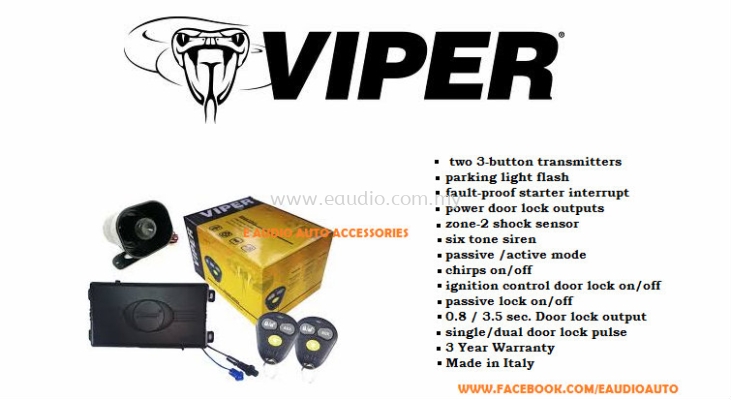 Viper 3100 alarm system
